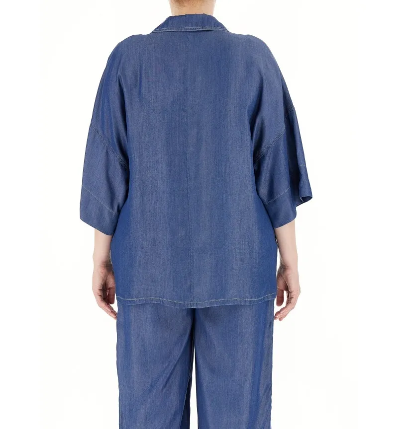 Blusa in lyocell