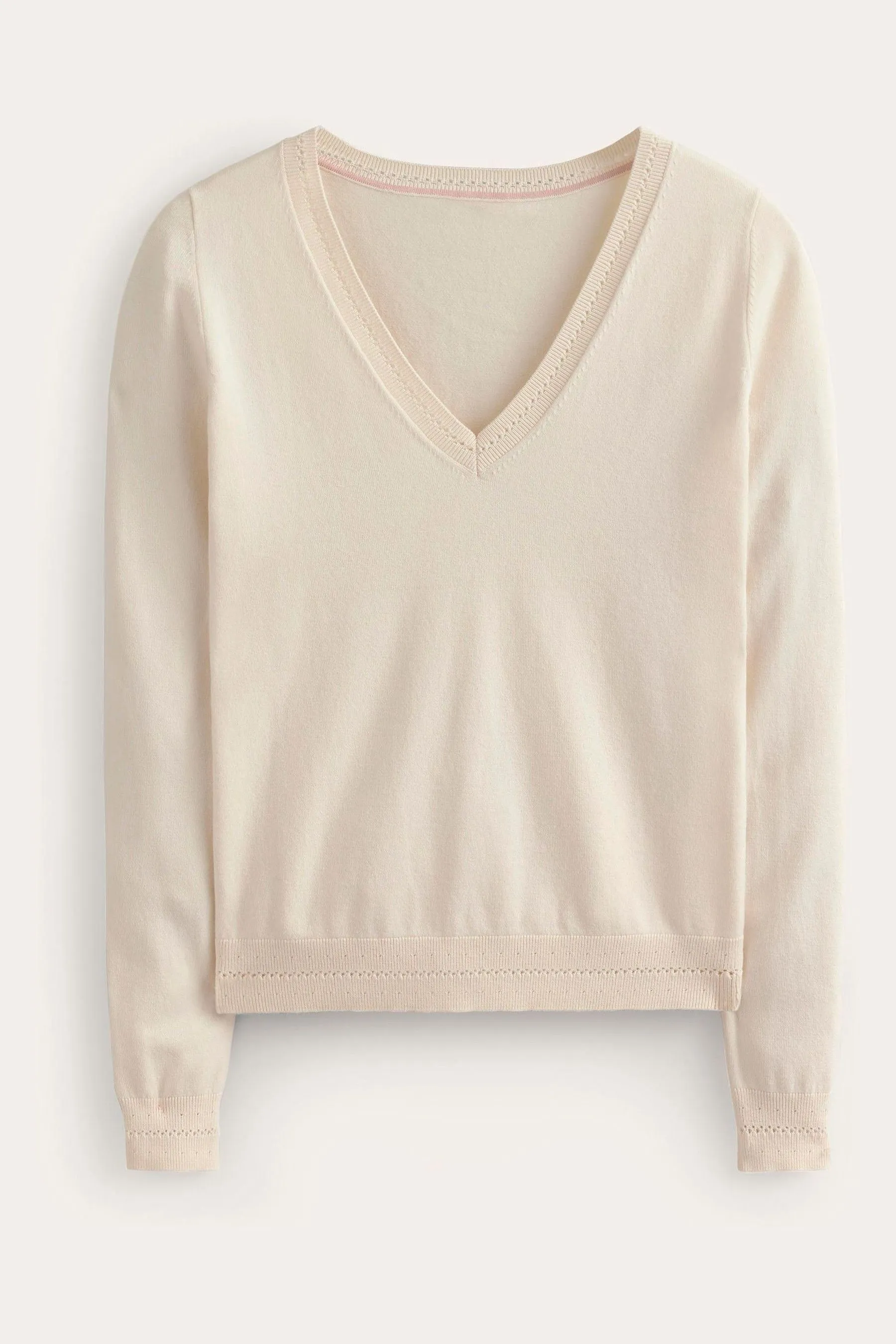 Boden - Catriona - Maglia in cotone con scollo a V    