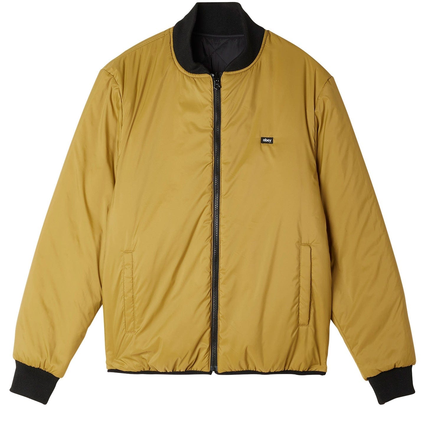 BRUX QUILTED JACKET REVERSIBLE - BLACK