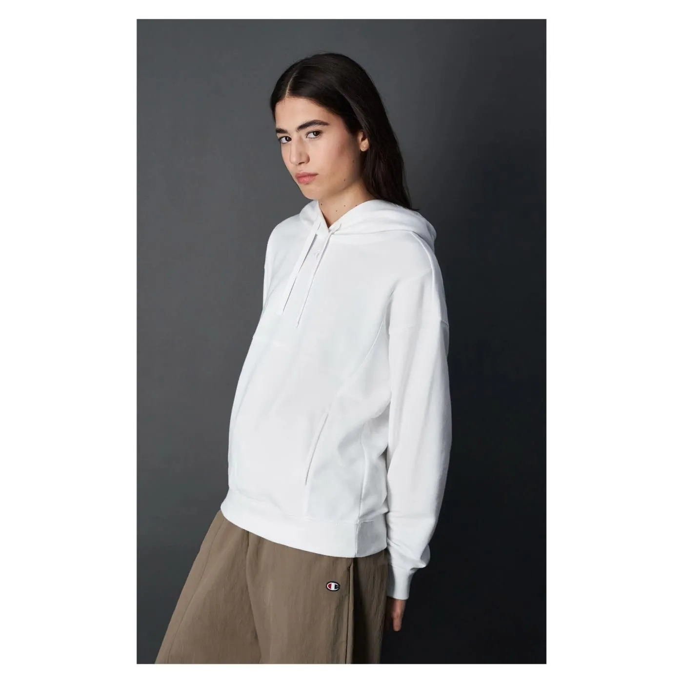     CHAMPION HOODED SWEATSHIRT 117114 WW001