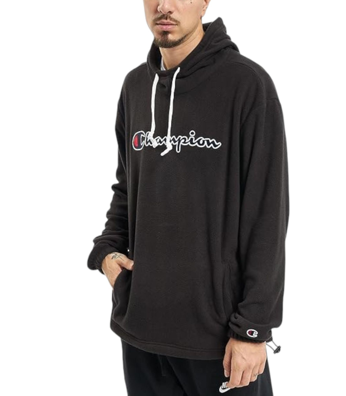 Champion Uomo Felpa Con Cappuccio In Pile Rochester 1919