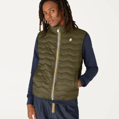 Gilet Uomo K-WAY Valen Eco Warm K6114RW WMR Verde
