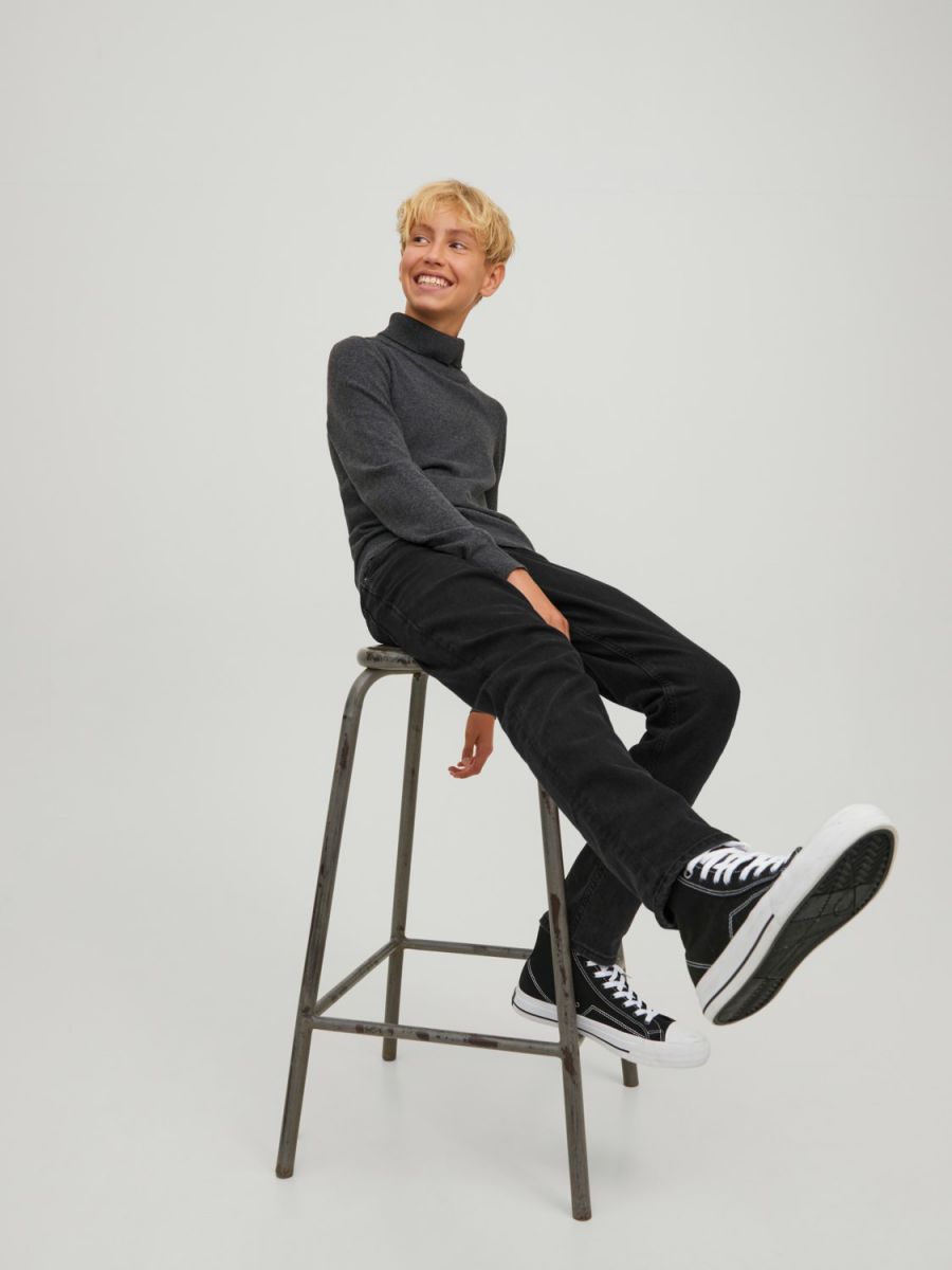 JEANS Ragazzo JACK&JONES 12217771 GLENN BLACK