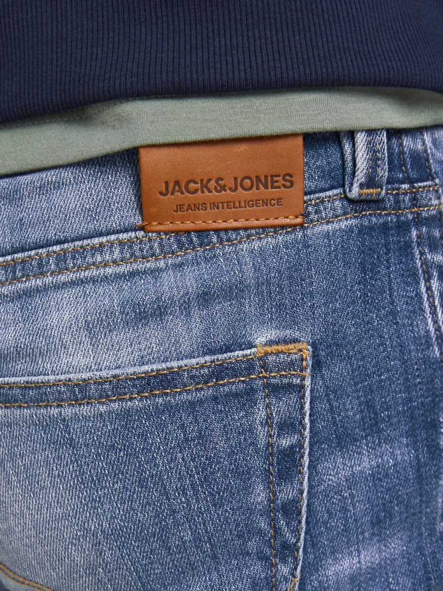 JEANS Uomo JACK&JONES 12185918 GLENN BLUE DENIM