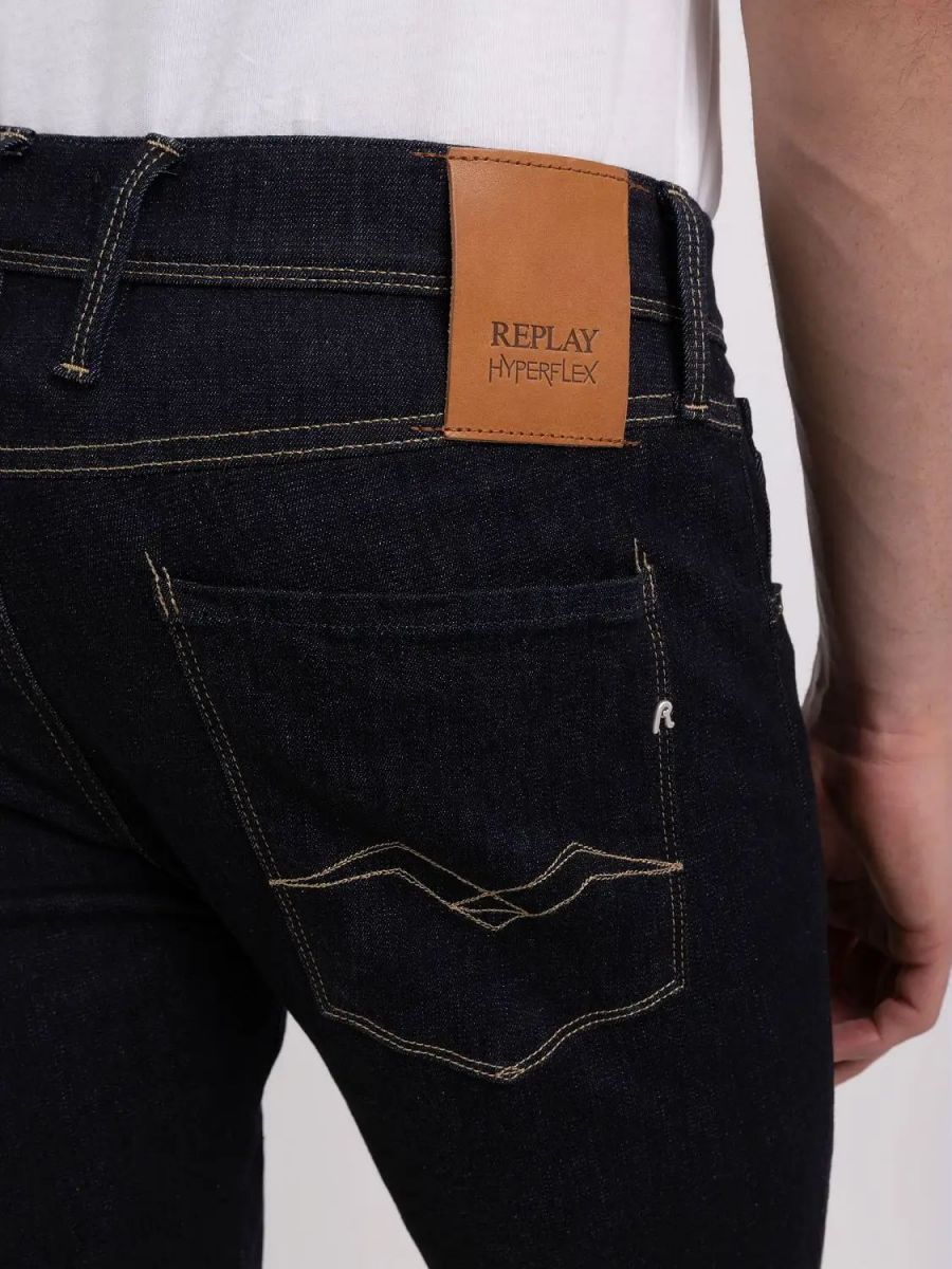 JEANS Uomo REPLAY M914Y.661RI08 - AMBASS 11.5 OZ HYPERFLEX STRETCH