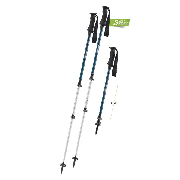 KOMPERDELL TREKMASTER POWERLOCK coppia bastoncini trekking telescopici