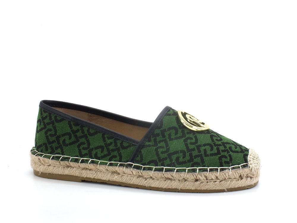 LIU JO Vera 05 Espadrillas Logo Jaquard Green SA2279TX021