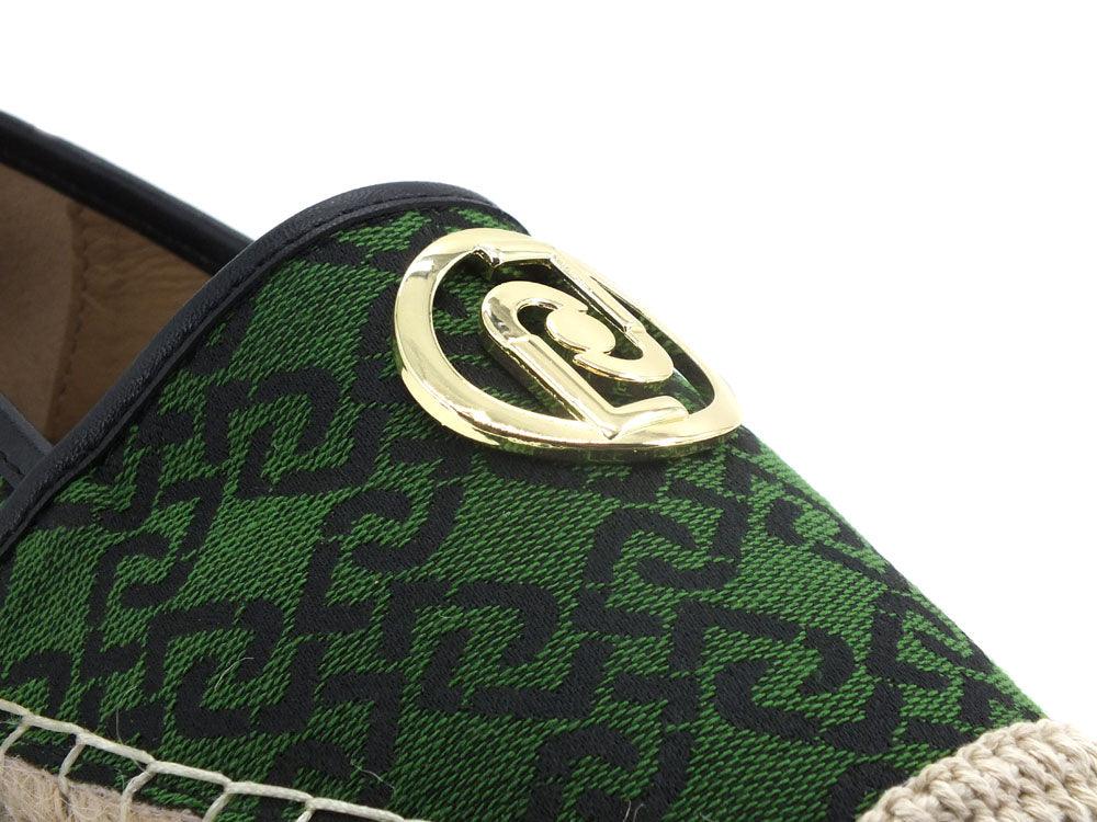 LIU JO Vera 05 Espadrillas Logo Jaquard Green SA2279TX021