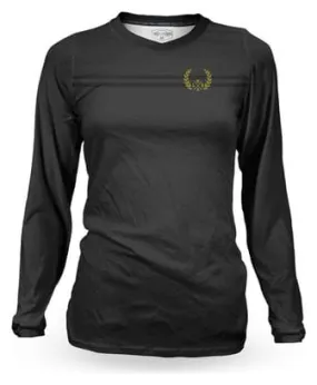 Maglia manica lunga donna Loose Riders C / S Laurel Nera