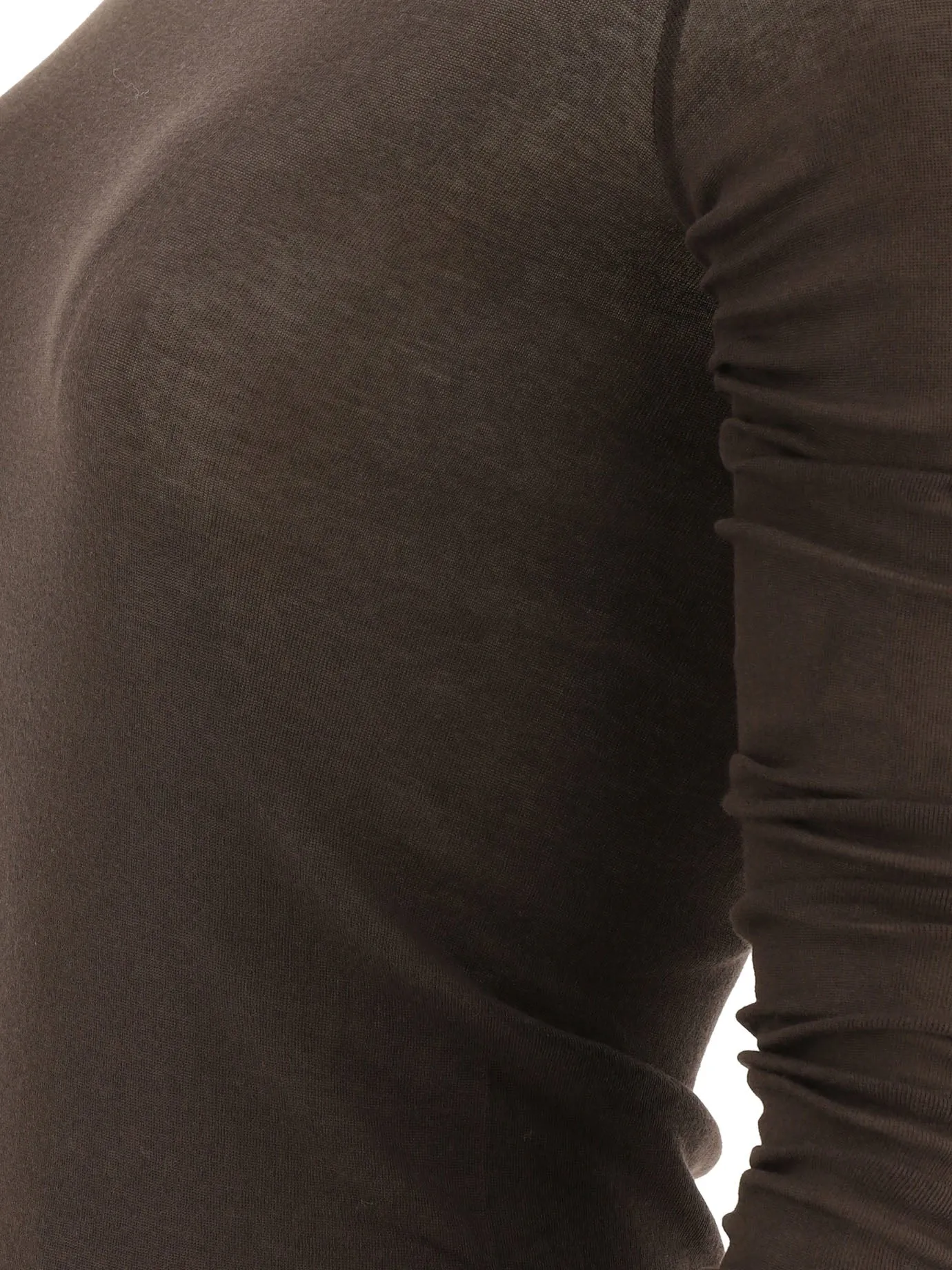 Maglietta Rick Owens con orlo crudo