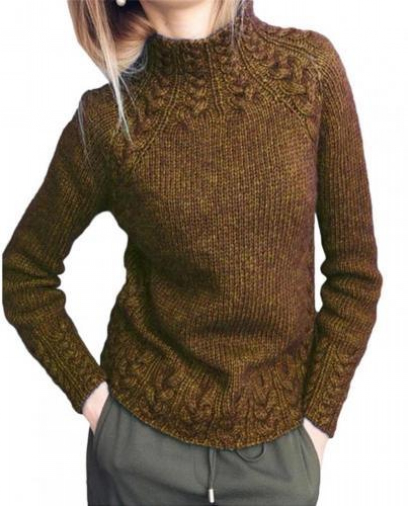 Maglione femminile Maglione Top 4 colori Autunno Inverno Maglione donna Creati