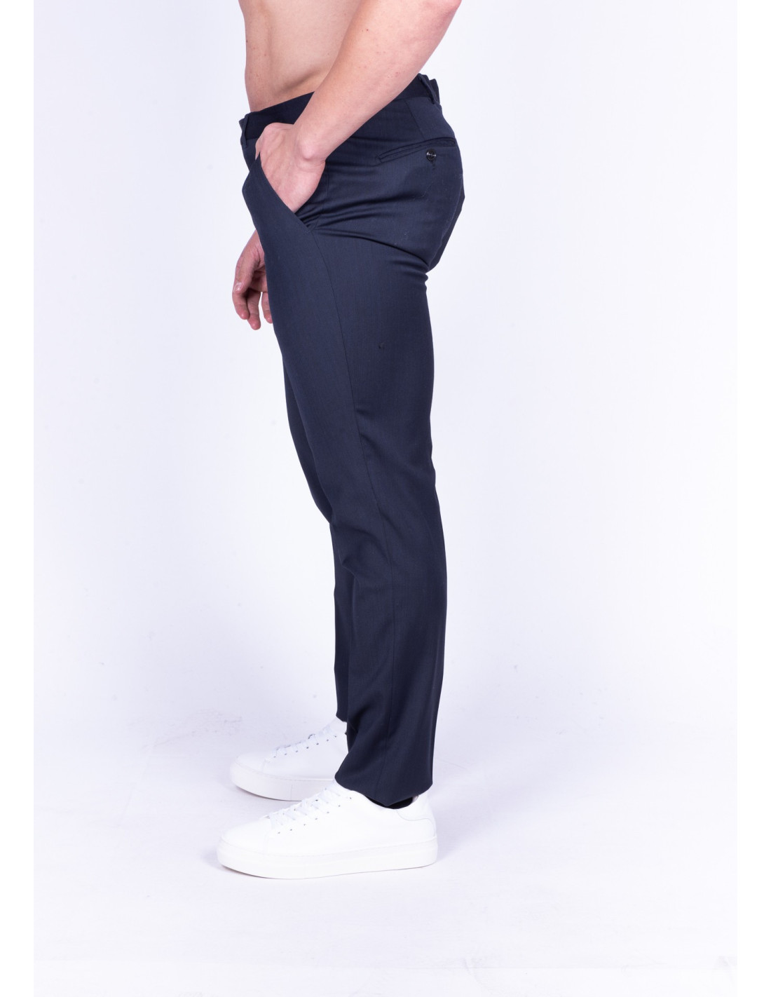 Pantalone blu scuro uomo Slhslim Selected