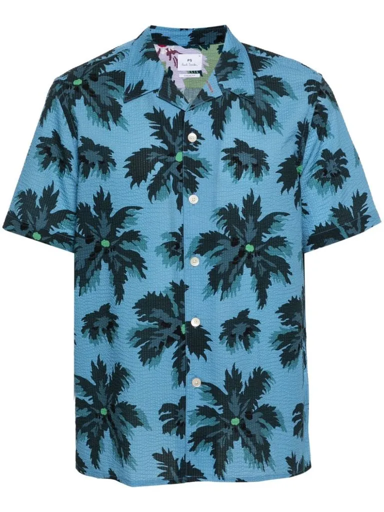 ps paul smith Camicia stampa Palmera