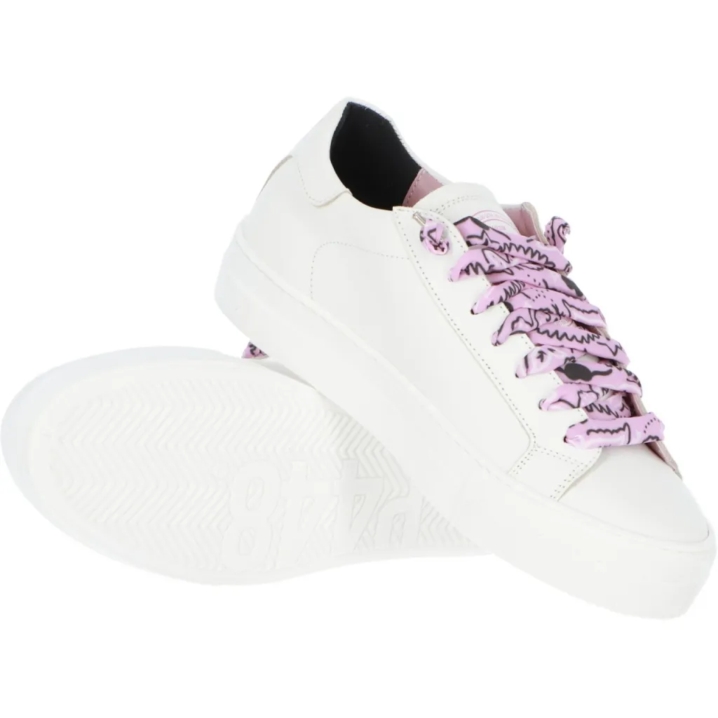 Scarpe P448 Doanna Thea Made In Italy Pelle Bandana BANDANA PINK