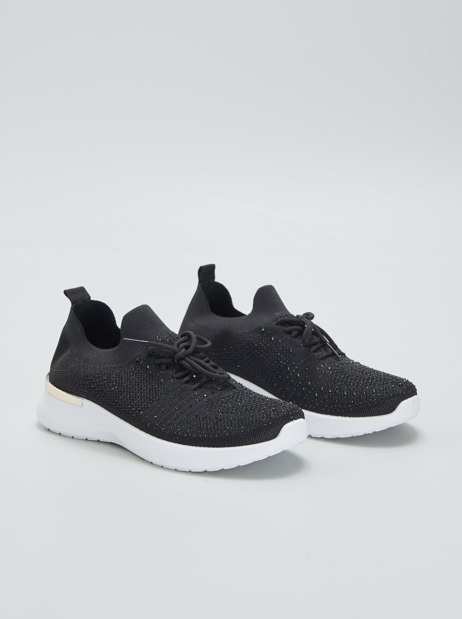 Sneakers in mesh - NERO