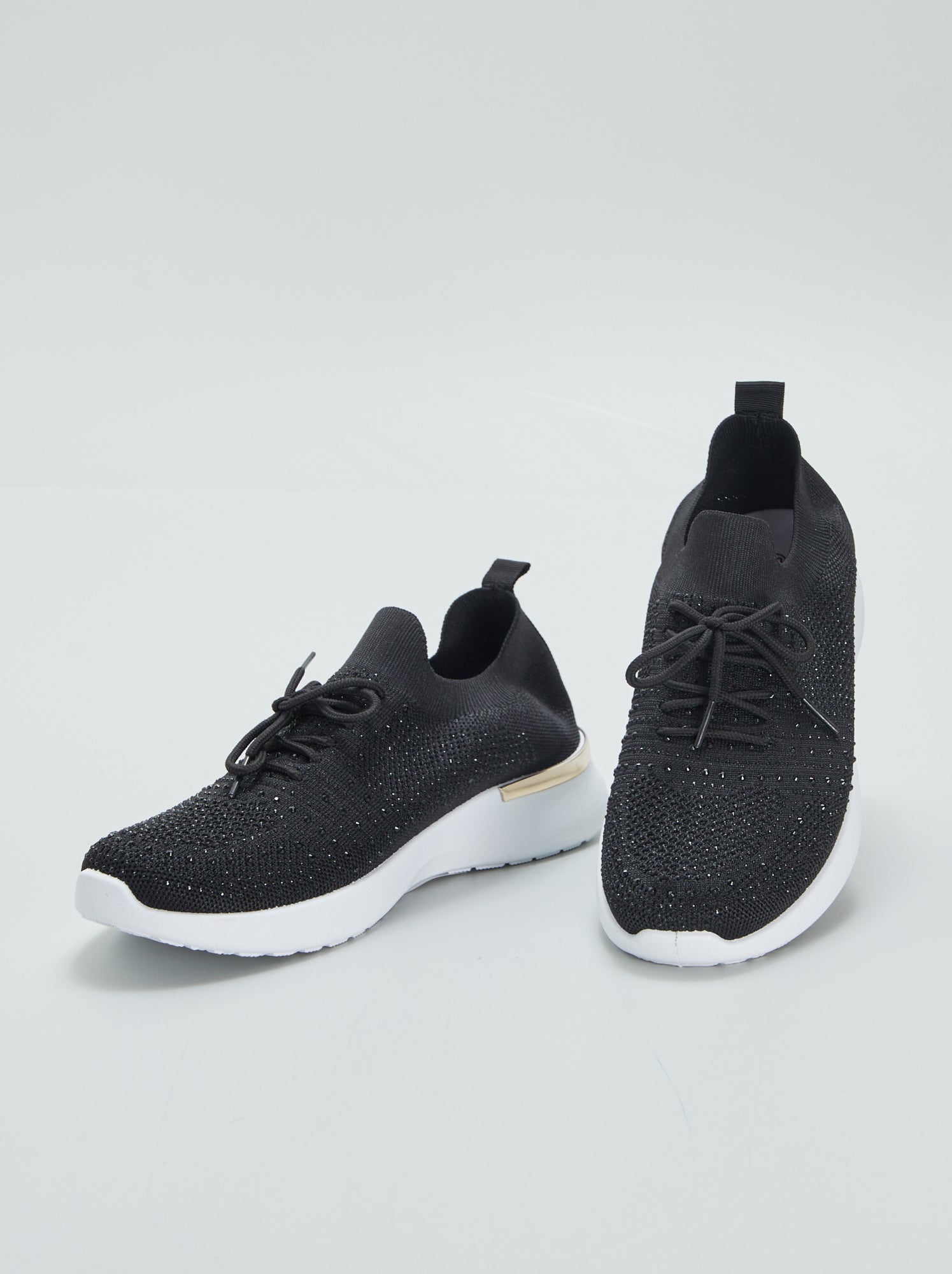 Sneakers in mesh - NERO