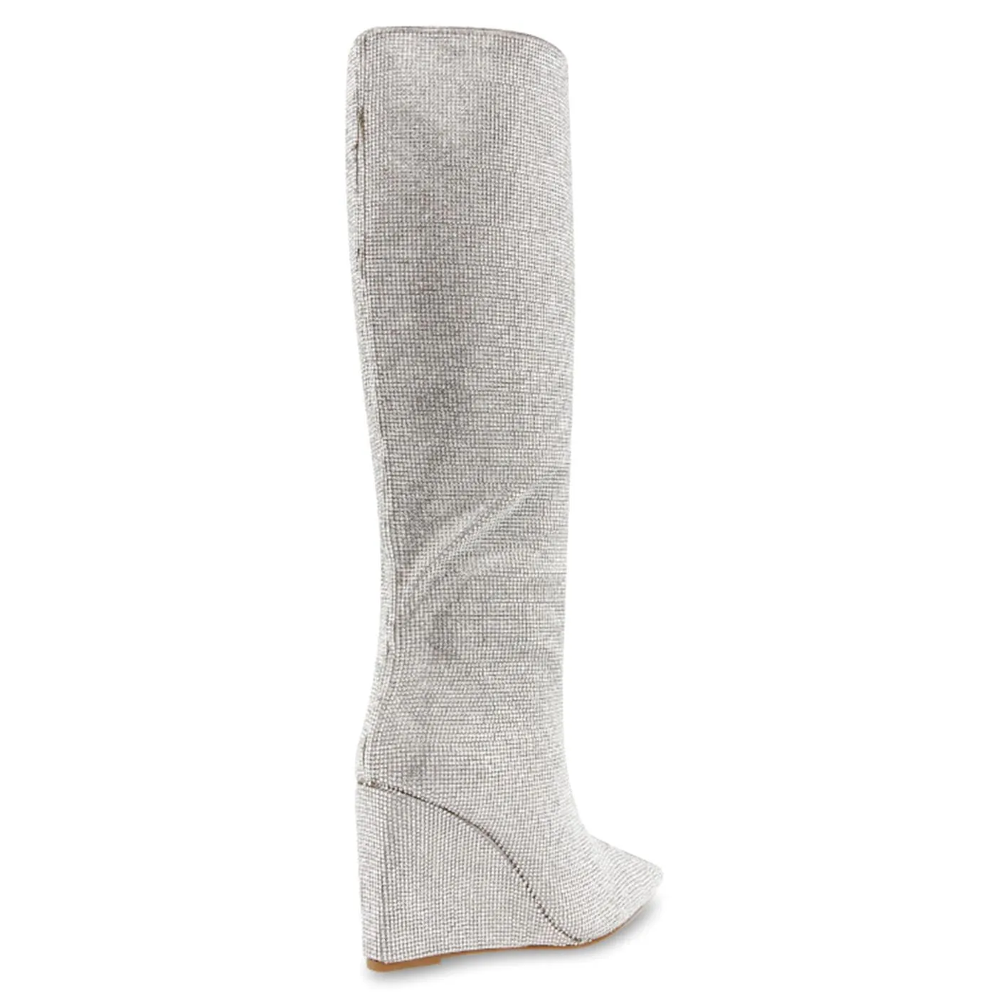 Steve Madden Showout Rhinestone - Stivali Donna Argento    