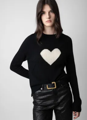  ZADIG&VOLTAIRE   LILI - Maglione dritto scollo tondo in cashmere | Nero