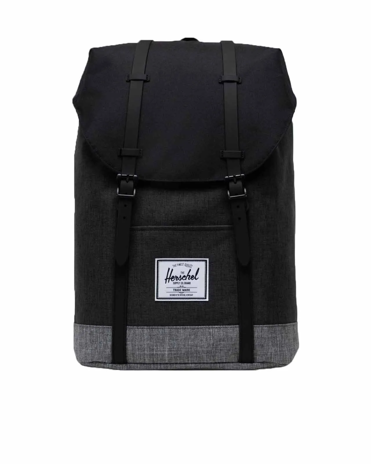 Zaino Retreat Black Crosshatch Raven nero