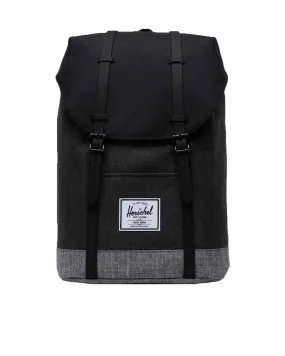 Zaino Retreat Black Crosshatch Raven nero